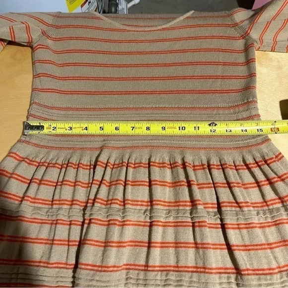 Anthropologie Knitted and Knotted Knit Elodie Striped Sweater Dress Scoop Neck - Picture 9 of 12